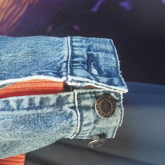 Vintage Zip Denim Cabela's Momcore Jean Jacket 2X XXL - Picture 7 of 12